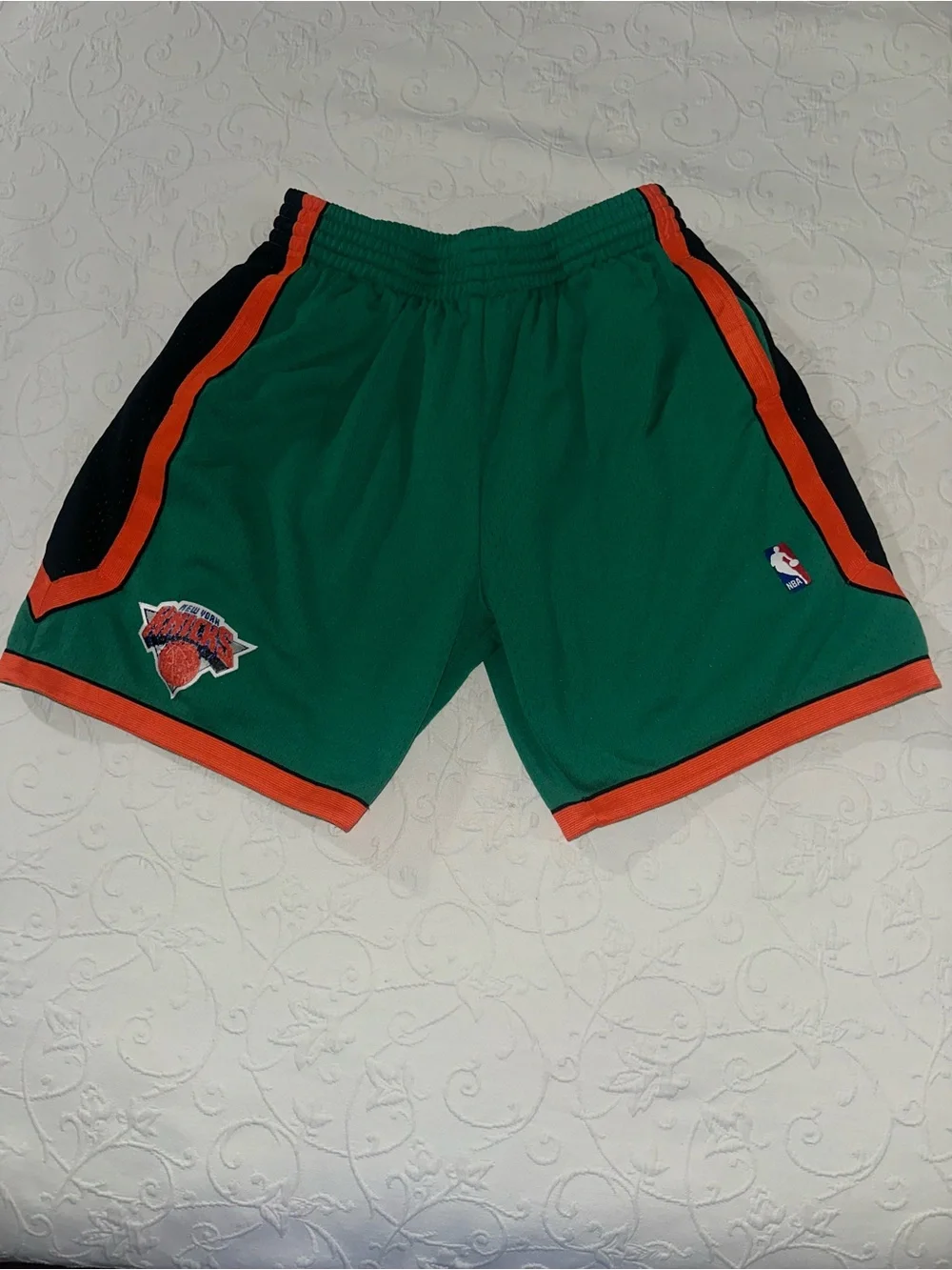 NBA Green and Orange Men’s Basketball Shorts
